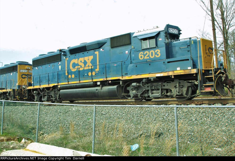 CSX 6203 on WPMO-25